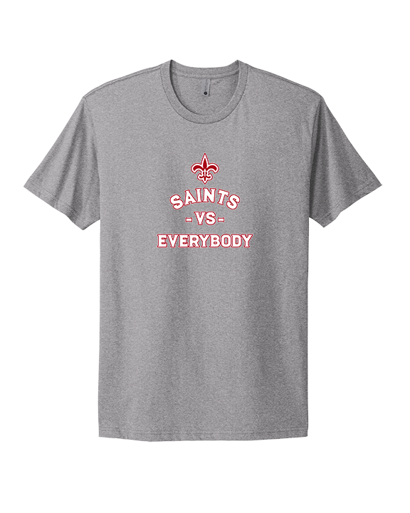 Palm Beach Christian Preparatory School Football Vs Everybody - Mens Select Cotton T-Shirt