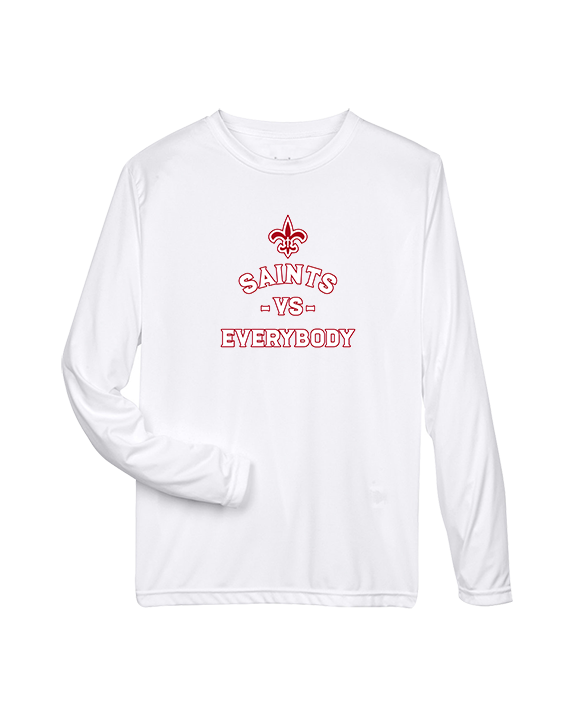 Palm Beach Christian Preparatory School Football Vs Everybody - Performance Longsleeve