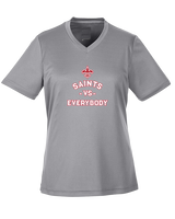 Palm Beach Christian Preparatory School Football Vs Everybody - Womens Performance Shirt