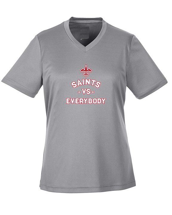 Palm Beach Christian Preparatory School Football Vs Everybody - Womens Performance Shirt