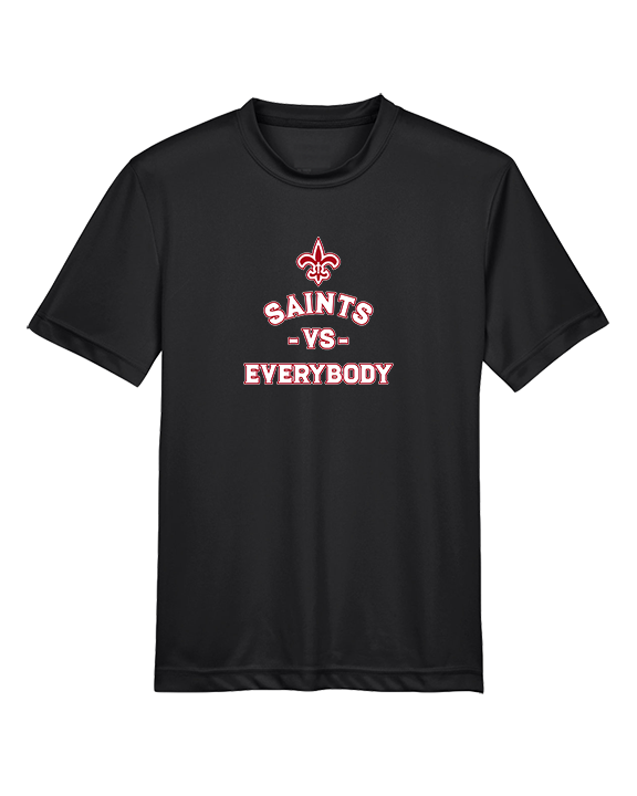 Palm Beach Christian Preparatory School Football Vs Everybody - Youth Performance Shirt