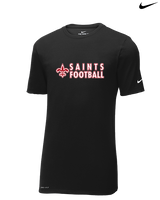 Palm Beach Christian Preparatory School Football Basic - Mens Nike Cotton Poly Tee