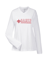 Palm Beach Christian Preparatory School Football Basic - Womens Performance Longsleeve