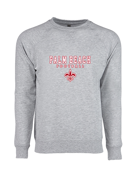 Palm Beach Christian Preparatory School Football Block - Crewneck Sweatshirt