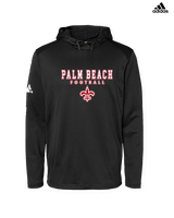 Palm Beach Christian Preparatory School Football Block - Mens Adidas Hoodie