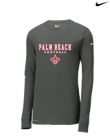 Palm Beach Christian Preparatory School Football Block - Mens Nike Longsleeve