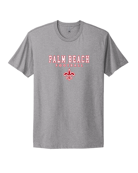 Palm Beach Christian Preparatory School Football Block - Mens Select Cotton T-Shirt