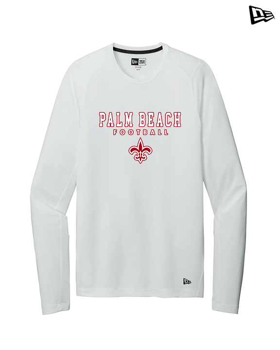 Palm Beach Christian Preparatory School Football Block - New Era Performance Long Sleeve
