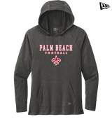 Palm Beach Christian Preparatory School Football Block - New Era Tri-Blend Hoodie