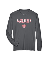 Palm Beach Christian Preparatory School Football Block - Performance Longsleeve