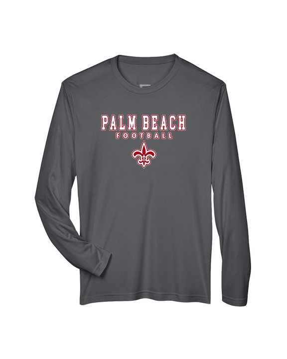 Palm Beach Christian Preparatory School Football Block - Performance Longsleeve