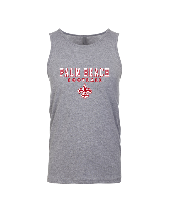 Palm Beach Christian Preparatory School Football Block - Tank Top