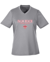 Palm Beach Christian Preparatory School Football Block - Womens Performance Shirt