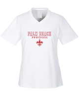 Palm Beach Christian Preparatory School Football Block - Womens Performance Shirt