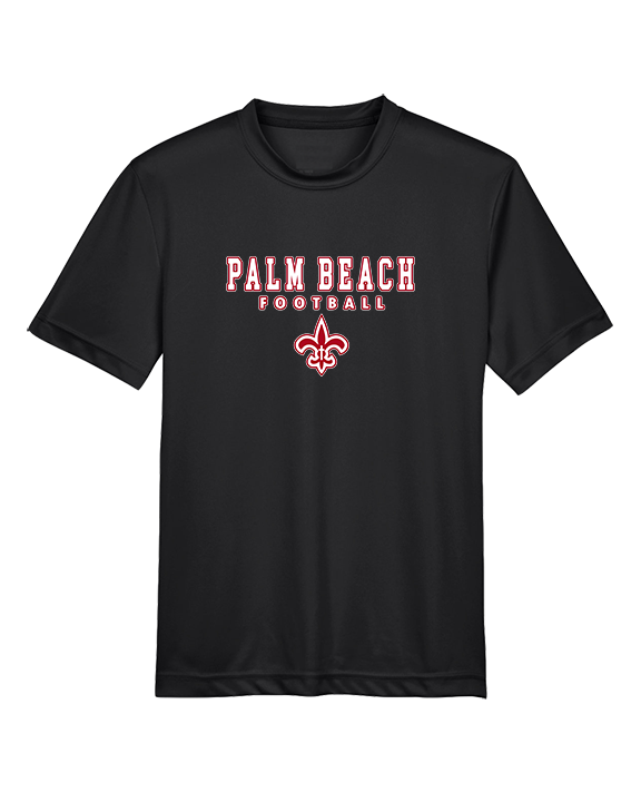 Palm Beach Christian Preparatory School Football Block - Youth Performance Shirt