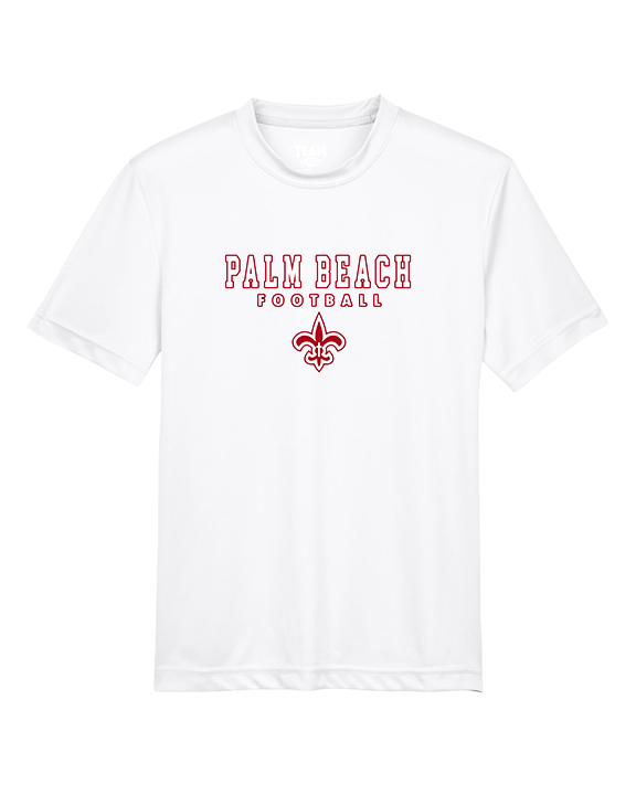 Palm Beach Christian Preparatory School Football Block - Youth Performance Shirt