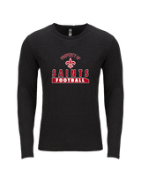 Palm Beach Christian Preparatory School Football Property - Tri-Blend Long Sleeve