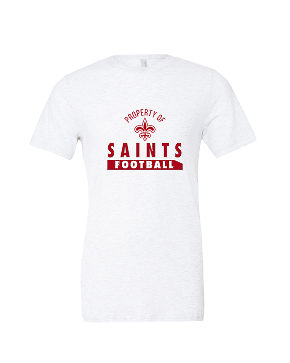 Palm Beach Christian Preparatory School Football Property - Tri-Blend Shirt