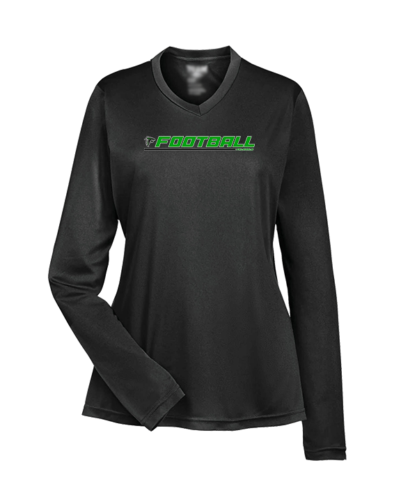 Palmdale HS Football Lines - Womens Performance Longsleeve