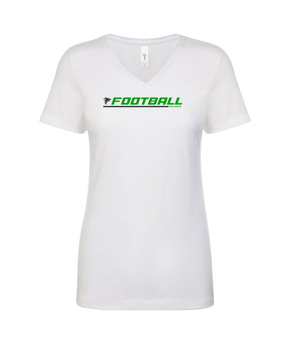 Palmdale HS Football Lines - Womens Vneck