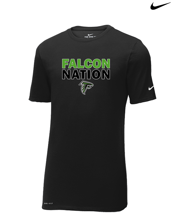 Palmdale HS Football Nation - Mens Nike Cotton Poly Tee