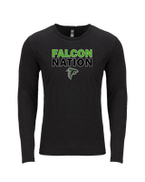 Palmdale HS Football Nation - Tri-Blend Long Sleeve