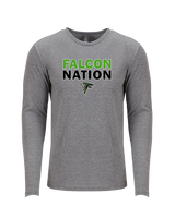 Palmdale HS Football Nation - Tri-Blend Long Sleeve