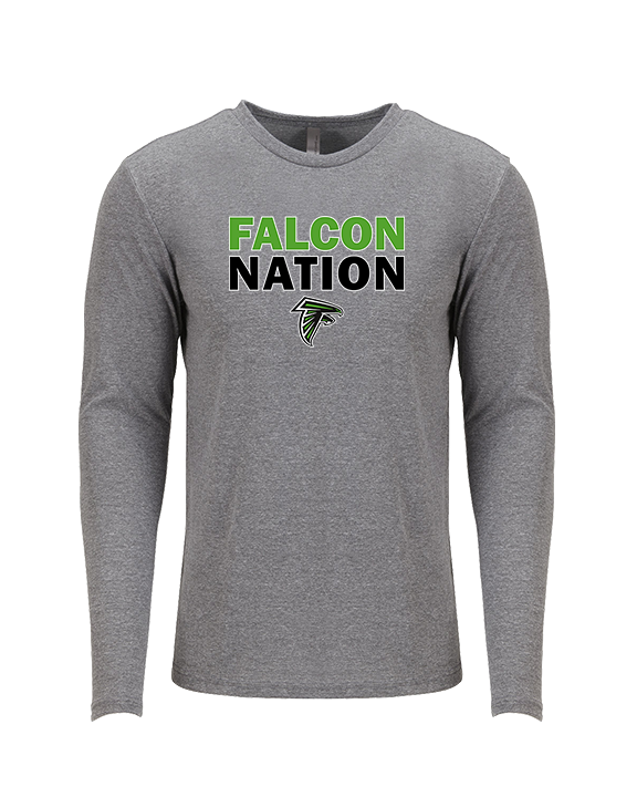 Palmdale HS Football Nation - Tri-Blend Long Sleeve