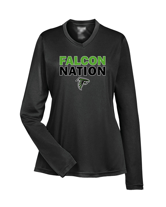 Palmdale HS Football Nation - Womens Performance Longsleeve