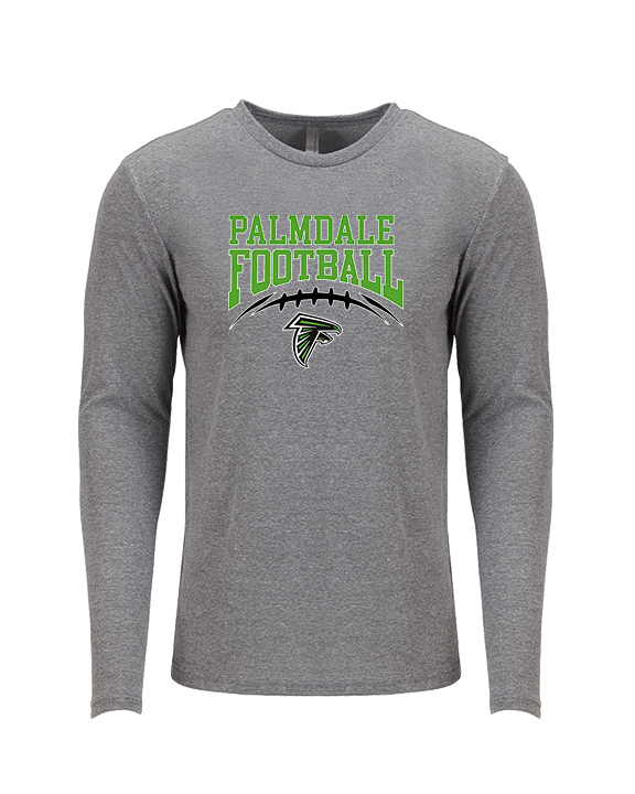 Palmdale HS Football School Football - Tri-Blend Long Sleeve
