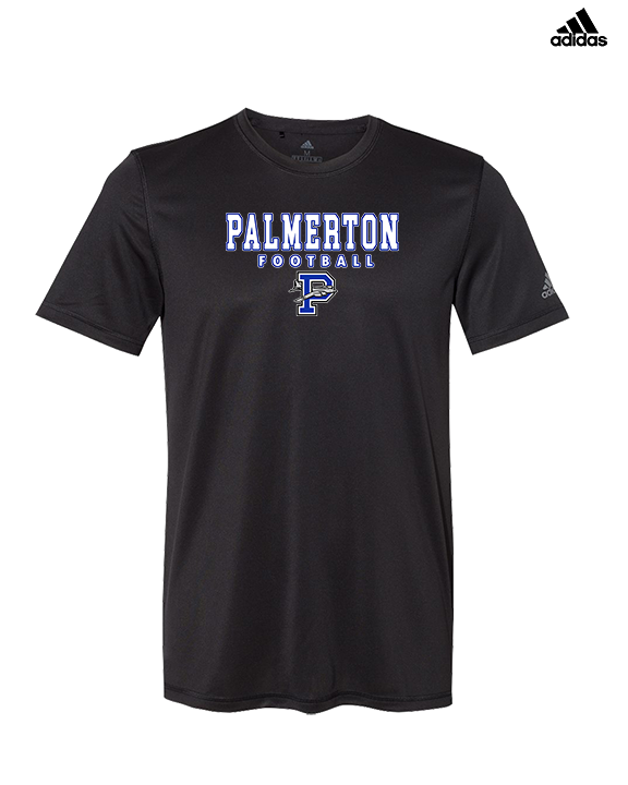 Palmerton HS Football Block - Mens Adidas Performance Shirt