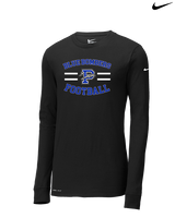 Palmerton HS Football Curve - Mens Nike Longsleeve