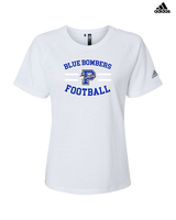 Palmerton HS Football Curve - Womens Adidas Performance Shirt