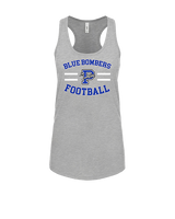 Palmerton HS Football Curve - Womens Tank Top