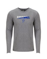 Palmerton HS Football Cut - Tri-Blend Long Sleeve