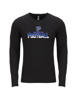 Palmerton HS Football Splatter - Tri-Blend Long Sleeve