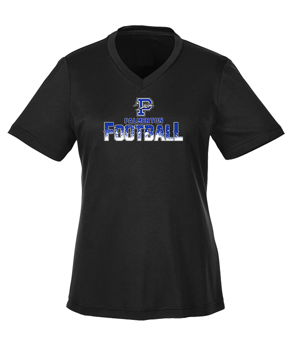 Palmerton HS Football Splatter - Womens Performance Shirt