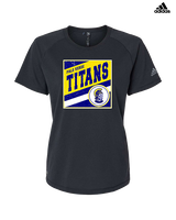 Palo Verde HS Boys Basketball Square - Womens Adidas Performance Shirt