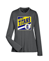 Palo Verde HS Boys Basketball Square - Womens Performance Longsleeve