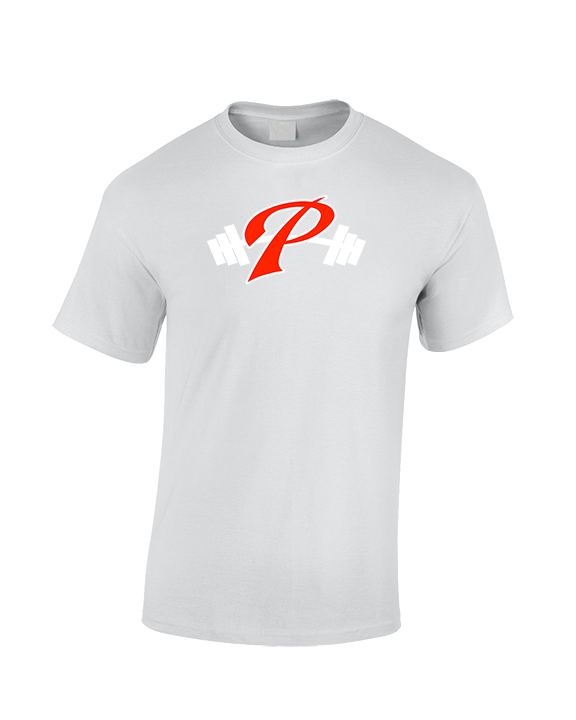 Palomar College Football P With Barbell - Cotton T-Shirt
