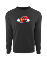 Palomar College Football P With Barbell - Crewneck Sweatshirt
