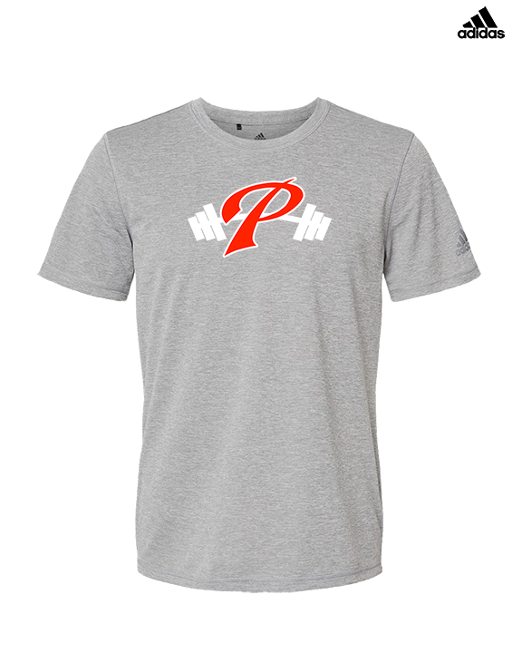 Palomar College Football P With Barbell - Mens Adidas Performance Shirt
