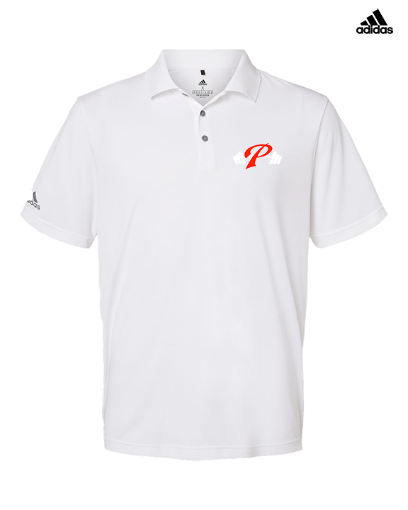 Palomar College Football P With Barbell - Mens Adidas Polo