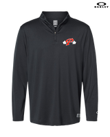 Palomar College Football P With Barbell - Mens Oakley Quarter Zip