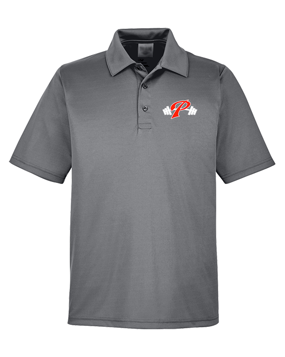 Palomar College Football P With Barbell - Mens Polo