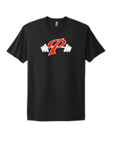 Palomar College Football P With Barbell - Mens Select Cotton T-Shirt