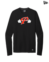 Palomar College Football P With Barbell - New Era Performance Long Sleeve