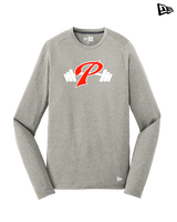 Palomar College Football P With Barbell - New Era Performance Long Sleeve