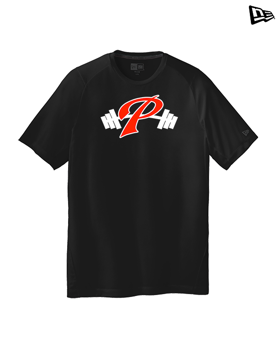 Palomar College Football P With Barbell - New Era Performance Shirt
