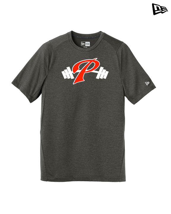 Palomar College Football P With Barbell - New Era Performance Shirt